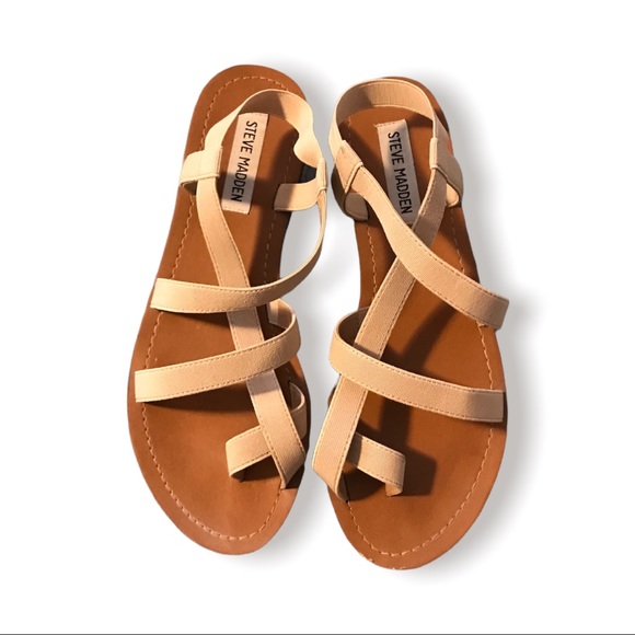 Steve Madden Shoes - Steve Madden Flexie Strappy Toe-Ring Flat Sandals